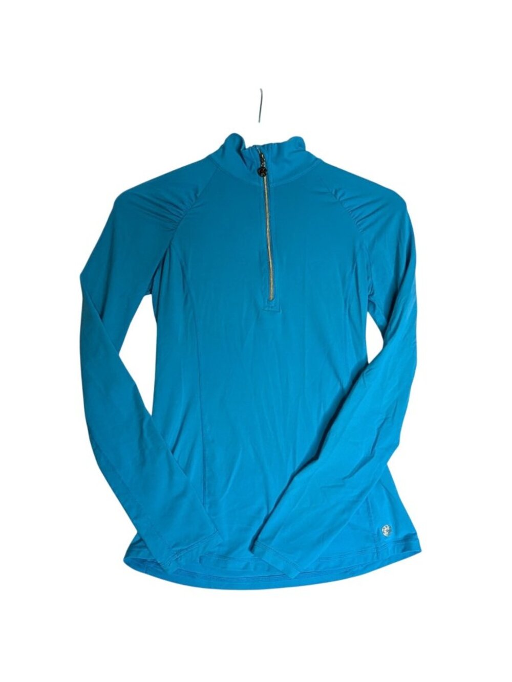 Lilly Pulitzer Justine Luxletic Pullover Lunar Blue Womens Size S 1/4 Zip Long S - Picture 4 of 13